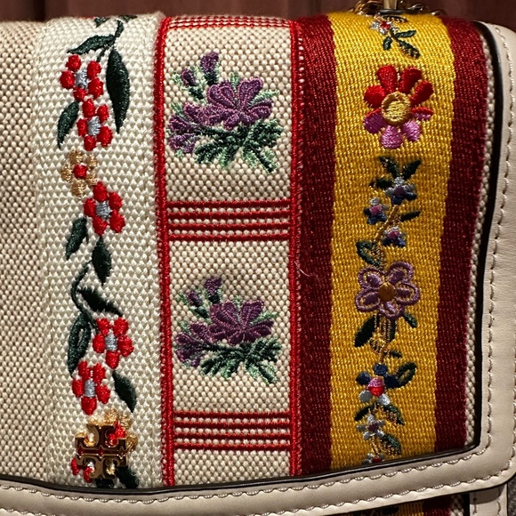 TORY BURCH Embroidered Multicolor Women's Bag - Picture 3 of 11